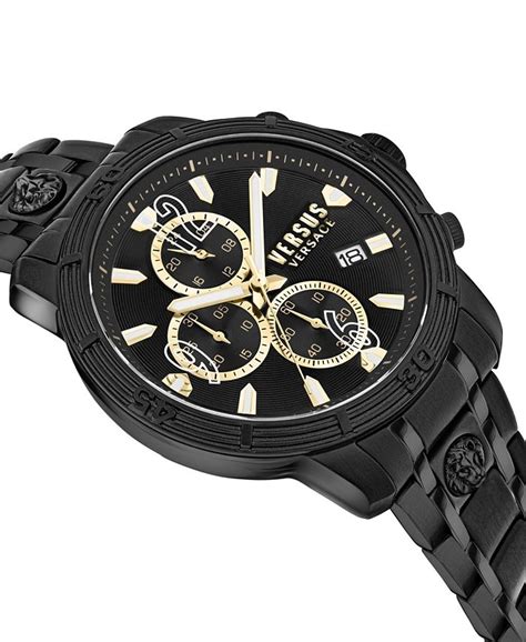 Versus Versace Men's Chronograph Date Quartz Bicocca Black 